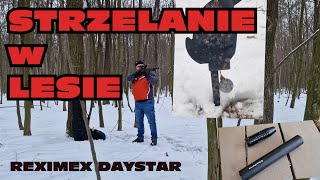 Reximex Daystar PCP  strzelanie w lesie testujemy tłumik Silent Force Long [upl. by Means]