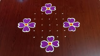 9×1dots navaratri special rangoli designs🌷dussehra muggulueasy pandaga mugguluRang Kaa Rangoli [upl. by Samohtnhoj146]