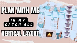 Plan With Me Happy Planner Vertical Layout [upl. by Alek]