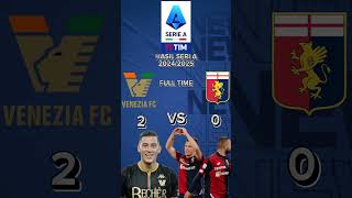 Seri A Venezia fc vs Genoa fc ligaseriea seriea timnas bangjay bola beritabola [upl. by Erdnaet]