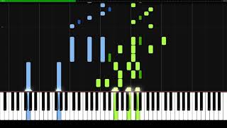 Croatian Rhapsody Easy Version  Maksim Mrvica  Piano Tutorial  Synthesia  How to play [upl. by Eninotna6]