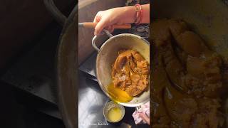 Itna sara ghee 🥲 shorts bristihomekitchen moongdalhalwa [upl. by Loeb]