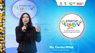 Ms Devika Mittal Head of India Ava Labs on Utility of Blockchains at Startup Utsavv 2024 [upl. by Cathlene]