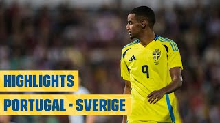 Highlights Portugal  Sverige 52  Tung förlust [upl. by Elorac]