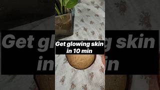 Glowing skin 🫶🏻 MansiiNautiyal facemask remedies youtubeshorts [upl. by Otsuj]