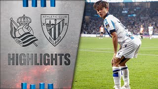 HIGHLIGHTS  LaLiga 2324  J8  Real Sociedad 3  0 Athletic Club [upl. by Moshe]