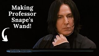 Making Professor Snapes Wand Out of Wood [upl. by Hallsy]