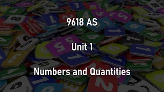 004  Numbers amp Quantities Integers Reals Kilo Kibi Mega Mebi Giga Gibi etc  AS amp A2 9618 [upl. by Eibber]