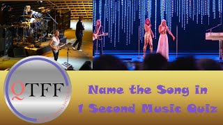 1 Second of a Popular Song Then Name it 2  Music Quiz [upl. by Ettennal868]