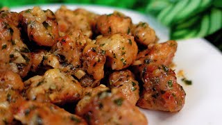 Garlic butter chicken bites❗️ 20 minutes Recipe [upl. by Vevay932]