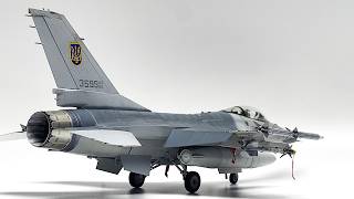 F16AM MLU in Ukrainian AF 148 Kinetic full video build [upl. by Kyle]