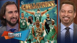 FIRST THINGS FIRST  Tatum silences his critics  Nick on Celtics win NBA Finals as beat Mavs 10688 [upl. by Kramnhoj]