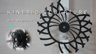 DIY Kinetic Sculpture with Magnetic Gear Driven by Static Force Spring Dualitys Kinetic Art [upl. by Enajyram843]