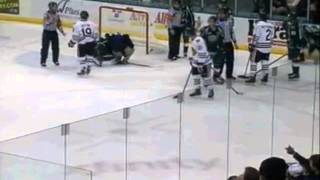 Brendan Leipsic collides with Austin Lotz [upl. by Ttelrats]