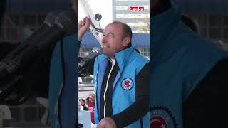 Türkİş tarafından “Zordayız geçinemiyoruz” mitingi düzenlendi shorts [upl. by Enirtak284]