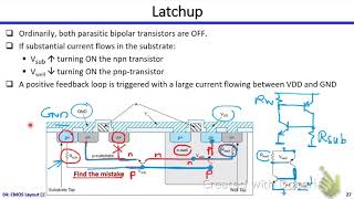 Digital ICs  Dr Hesham Omran  Lecture 04 Part 33  CMOS Layout 1 [upl. by Kalb]