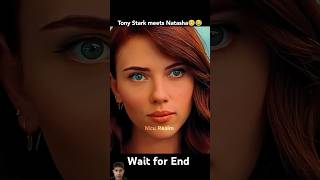 Tony Stark meets Natasha Romanoff and his reaction about her personality😇shorts marvelfunny [upl. by Golub717]