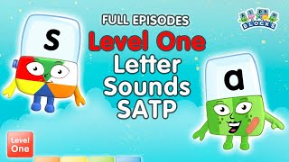 Stayathome  Alphablocks Level One  FULL EPISODES  Letter Sounds  SATP  HomeSchooling [upl. by Ahsyt425]