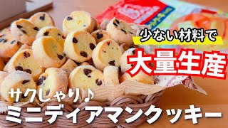 【卵1個で大量生産☆】ホットケーキミックスで簡単！ディアマンクッキーの作り方♡トースターでもできるよ♪ [upl. by Ayam116]