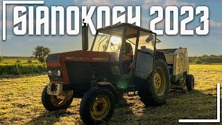 Sianokosy na wielką skalę w GR BIEŁUSZ 2023URSUS 912ampKRONEampURSUS 5314ampMASSEY FERGUSON 255x2 Zetorx2 [upl. by Fasa]