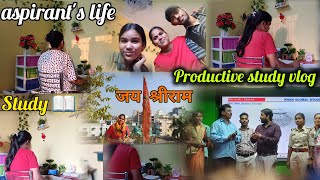 productive study 📖 vlog aspirants life  bihar daroga  rpf exam preparation  study [upl. by Sugar404]