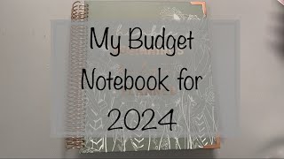 My Budget Notebook for 2024 [upl. by Nikolos]