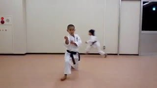 Hibiki 9yearold boy practicing Heiangodan [upl. by Gautious6]