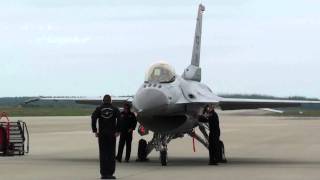 Must see F16 engine start amp preflight [upl. by Hada]