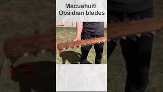 Macuahuitl Unveiled The Aztec Sword’s Secrets [upl. by Hgielanna]