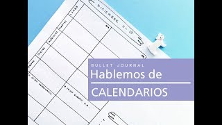 5 tipos de Calendarios mensuales y semanales  Bullet Journal [upl. by Vachell]