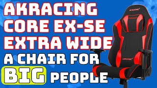 Akracing Core Series Exwide Gaming Chair Perfect For Larger Gamers [upl. by Nordek946]