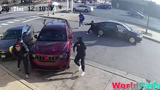 Armed Carjacking Fails  INSTANT KARMA  Self Defense  Victims Fight Back  worldfails [upl. by Nnairrek]