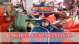 ADA PULUHAN VESPA ANTIK LANGKA‼️ Jakarta Vespa Festival SS90 GS Bacchetta V30 V11 Pedali Sprint VNB [upl. by Pate]