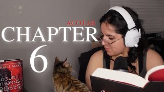 ACOTAR CH 6  Soft Spoken Reading ASMR rain in backgound [upl. by Ylekalb]