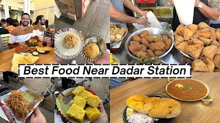 Best Food Near Dadar Station  Batata Vada Malai lassi Frankie and more [upl. by Rekrap]