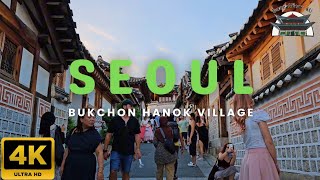 4K Bukchon Hanok Village [upl. by Iliam324]