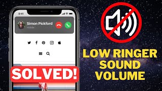 iPhone How to Fix Ringer Sound Volume Gets Low On Incoming Calls [upl. by Helyn]