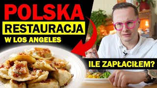 POLSKI OBIAD W LOS ANGELES  ILE WYDAŁEM NA JEDZENIE [upl. by Asihtal101]