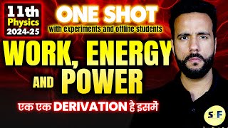 Work Energy and Power One Shot Physics 202425  Class 11th Physics with Experiment By Ashu Sir [upl. by Aihc]