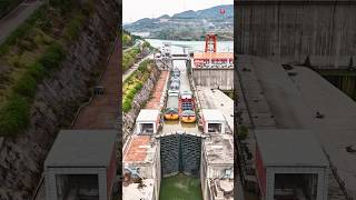 Ship Elevator In Panama Canal 😱 [upl. by Naux949]