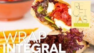 Wrap integral com mussarela de búfala e tomate seco  Receitas Zaffari [upl. by Nivlac]