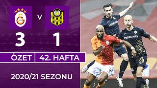 ÖZET Galatasaray 31 Yeni Malatyaspor  42 Hafta  202021 [upl. by Nerraw]