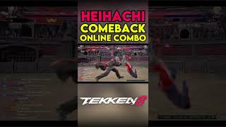 Heihachi Comeback In Tekken 7 Style Rage Drive Commbo tekken8 jdcr heihachi [upl. by Winikka]