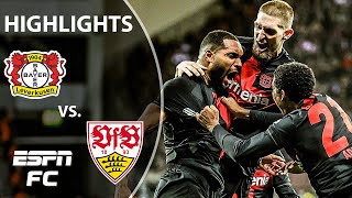 89th MINUTE GOAL 😱 Bayer Leverkusen vs Stuttgart  German Cup Highlights  ESPN FC [upl. by Amber]