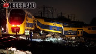 1 dode en 19 gewonden bij ontspoorde trein na ongeval Voorschoten [upl. by Leroy]