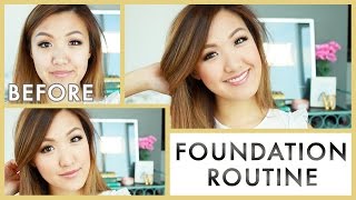 Full Coverage Foundation Routine  Talk Thru Tutorial  ilikeweylie [upl. by Ronna538]