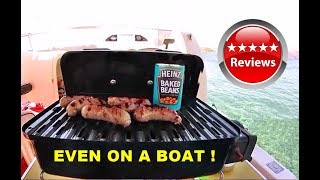 WEBER GO ANYWHERE BBQ PORTABLE GRILL  REVIEW [upl. by Aeuhsoj]