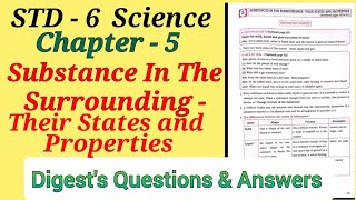 6th ScienceLesson 5 Substance in the Surroundings Their States and Properties Digests Answer [upl. by Maxine501]