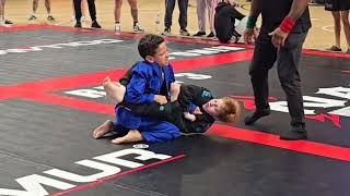 BJJ Gi Kids Children  082024  Armbar  EUAN vs SOULAIMAN  NAGA Amsterdam Grappling Championship [upl. by Adnawot]