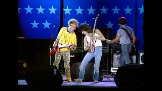 Sammy Hagar amp Eddie Van Halen  Rock and Roll Live at Farm Aid 1985 [upl. by Uke]